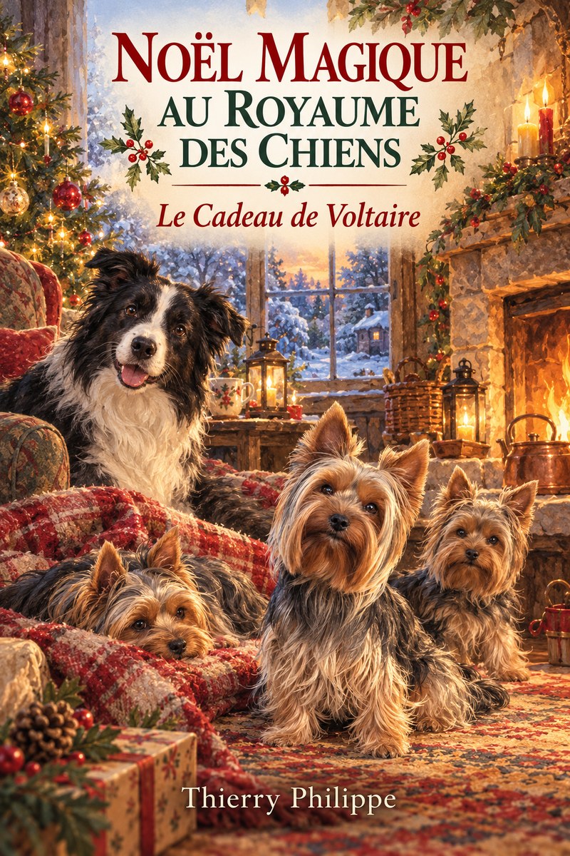 Couverture du livre Noël Magique au Royaume des Chiens
