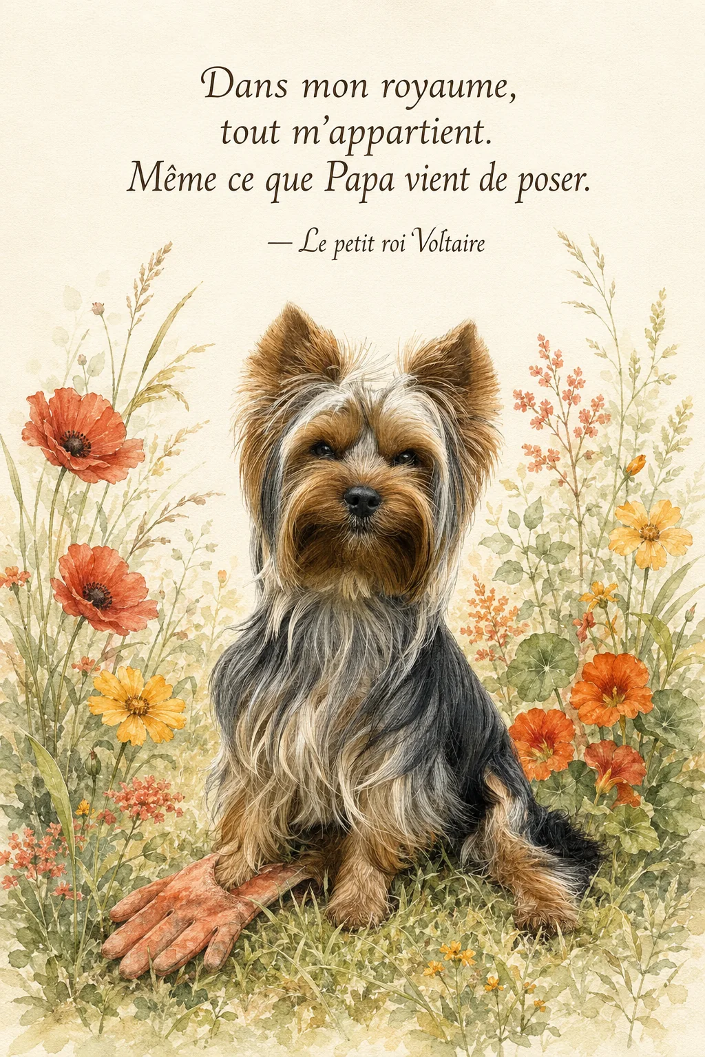 Aquarelle du royaume de Voltaire